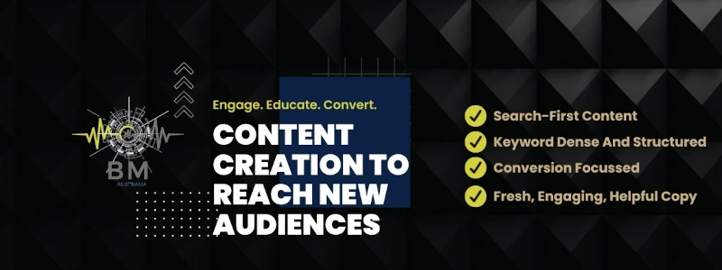 Business Medics Content Creation SEO infographic