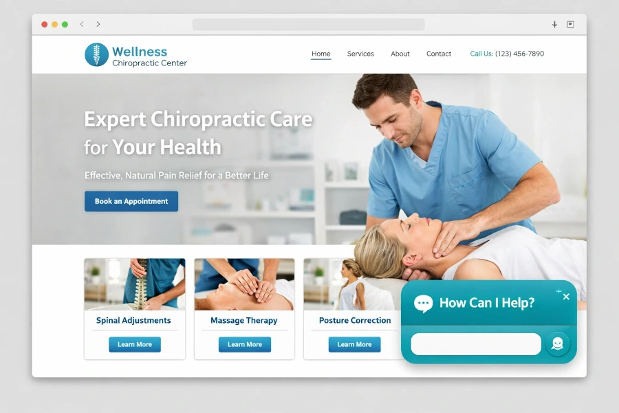 chiro_website_chatbox